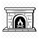 Kamin Feuerstelle Gemutlich Symbol