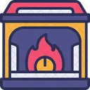 Kamin Elektrisch Gemutlich Symbol
