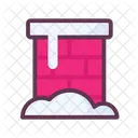Schornstein Fabrik Haus Symbol