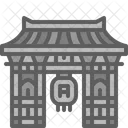 Kaminarimon Gate Asakusa Landmark Icon
