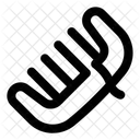 Haarkamm Tierpflege Fellkamm Symbol