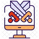 Kampfspiel Spiel Gaming Symbol