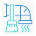 Kanalreinigung Luftqualitat HVAC Wartung Symbol