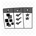 Black Monochrome Kanban Board Illustration Illustration Kanban Board Board Symbol