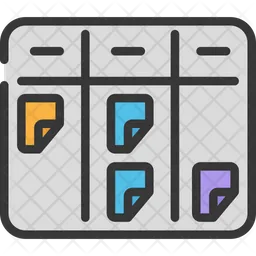 Kanban Development  Icon