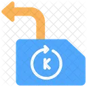 Kanban-Entnahme  Symbol