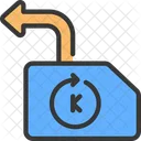 Kanban-Entnahme  Symbol