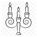 Kandelaber Kerzenstander Kerzenlicht Symbol