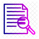 Kandidat Lebenslauf Vorauswahl Symbol