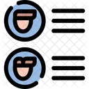Kandidaten Bewerber Job Symbol