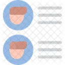 Kandidaten Bewerber Job Symbol