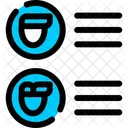 Kandidaten Bewerber Job Symbol