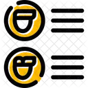 Kandidaten Bewerber Job Symbol