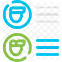 Kandidaten Bewerber Job Symbol