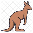 Cartoon Kangaroo Icon