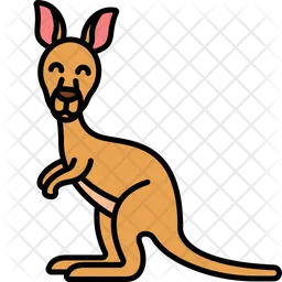 Kangaroo Icons in SVG, PNG, AI to Download