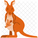 Kangaroo Kangaroo Mom Animal Icon
