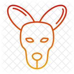 Kangaroo Head  Icon