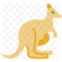 Kangaroo Animal Wildlife Icon