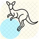 Kangourou Icône