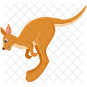 Kanguru Tier Orycteropus Symbol