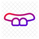 Kaninchenzahne Markante Zahne Zahnmerkmal Symbol