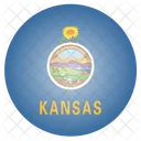 Kansas Us State Icon