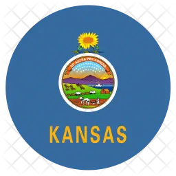 Kansas Flag Symbol