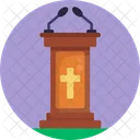 Kanzel Gottesdienst Tod Symbol