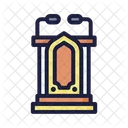 Kanzel Dawah Vortrag Symbol