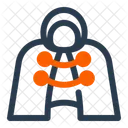 Umhang Superheld Kostum Symbol