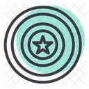 Kapitan Amerika Superheld Symbol