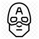 Kapitan Amerika Superheld Symbol