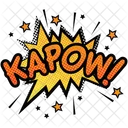 Bolha de kapow  Ícone