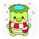 Kappa Mythology Mascot Icon