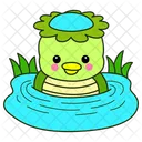 Kappa Mythology Mascot Icon