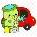 Kappa Mythology Mascot Icon