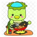 Kappa Mythology Mascot Icon