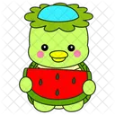 Kappa Mythology Mascot Icon
