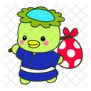 Kappa Mythology Mascot Icon