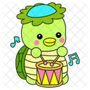 Kappa Mythologie Mascotte Icône