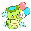 Kappa Mythology Mascot Icon