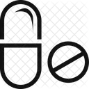 Kapsel Tablette Medial Symbol