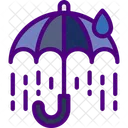 Kaputter Regenschirm  Symbol