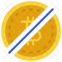 Kaputtes Bitcoin  Symbol