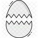 Zerbrochenes Ei Ei Ostern Symbol