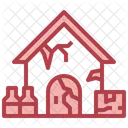 Kaputtes Haus  Symbol