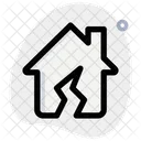 Kaputtes Haus  Symbol