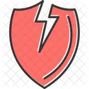 Kaputter Schild  Symbol