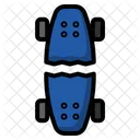 Kaputtes Skateboard  Symbol